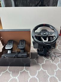 Volante + pedaliera per PlayStation e pc