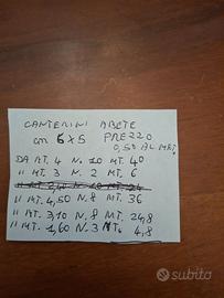 Listelli in legno abete