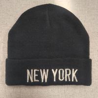 Berretto NY , unisex, taglia unica, nero