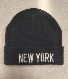Berretto NY , unisex, taglia unica, nero