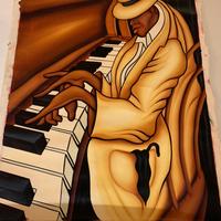 dipinto cubano pianizza Jazz