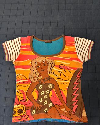 t-shirt multicolor donna Custo Barcelona 