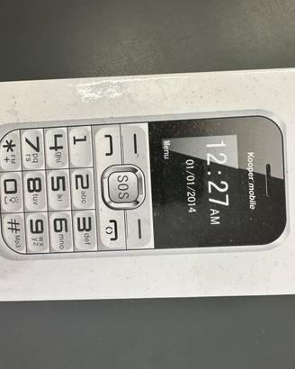 Telefono Senior Kooper Mobile Tasto SOS