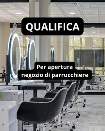 Negozio e/o qualifica professionale parrucchiere