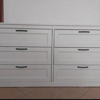 Cassettira Bianca 6 cassetti