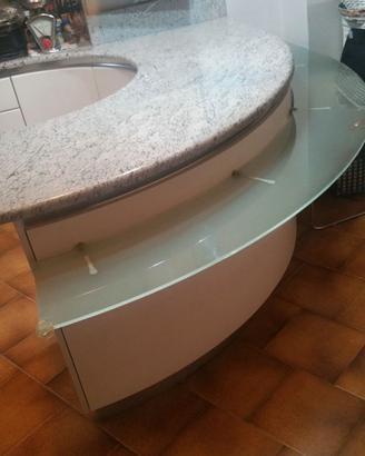 cucina Salvarani Intera , marmo di Carrara