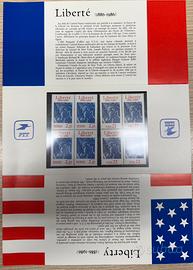 Francia - libretto francobolli Liberté 1896-1996