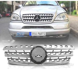 GRIGLIA MERCEDES CLASSE ML W163 98-05 CROMO ARGENT