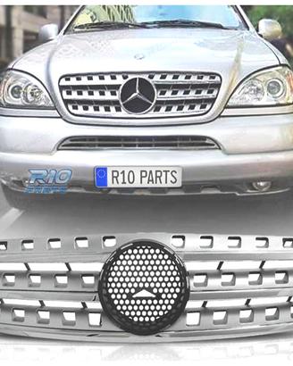 GRIGLIA MERCEDES CLASSE ML W163 98-05 CROMO ARGENT