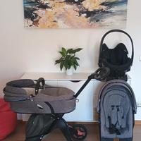 Trio Stokke passeggino 
