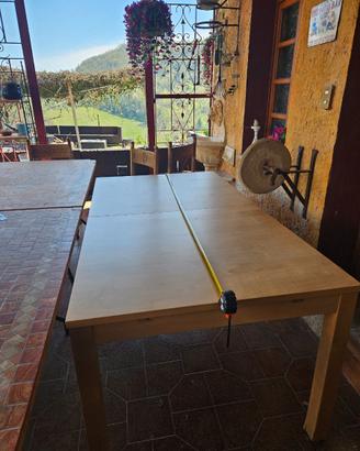 tavolo da pranzo allungabile. 175x90 ( 90)