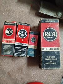 valvole radio ATES RCA