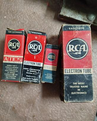 valvole radio ATES RCA