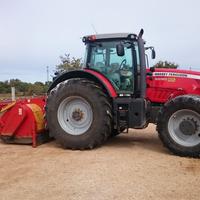 Traktor Massey ferguson e mulcher Seppi super soil