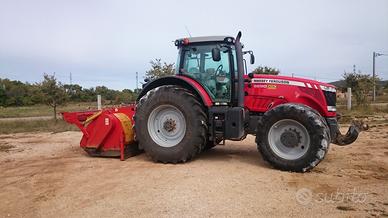 Traktor Massey ferguson e mulcher Seppi super soil