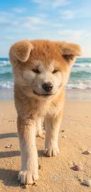 Akita inu cucciola