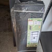 5 ripiani in acciaio verniciato