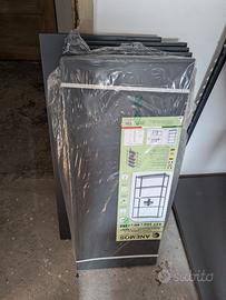 5 ripiani in acciaio verniciato