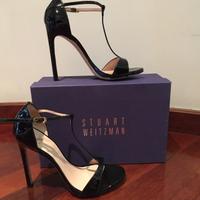 Stuart Weitzman originale, sandalo vernice nera