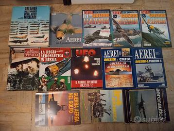 Aviazione aeronautica aerei Libri e riviste vari