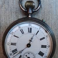 Orologio da tasca antico argento