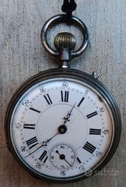 Orologio da tasca antico argento