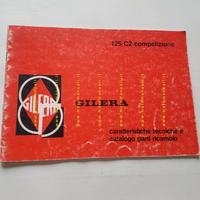 Gilera 125 C2 Cross 1982 manuale uso + catalogo ri