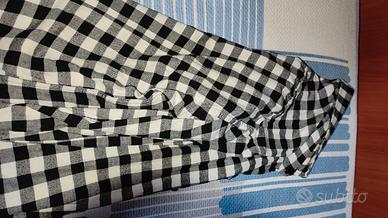 Camicia black&White maniche lunghe 
