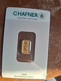 Lingotto oro 1 grammo