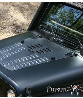 Griglia cofano Poison Spyder per Jeep Wrangler JK