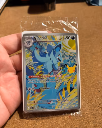 Nidorina 101 Promo Sigillata Anniversario Pokemon