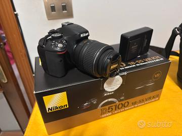 📸 Nikon D5100 + 18-55mm – Pari al Nuovo + Valiget