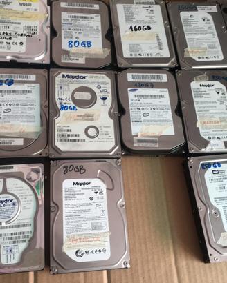Hard disk per pc fissi attacco IDE da 120Gb a 1Gb