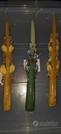candele artistiche fatte a mano