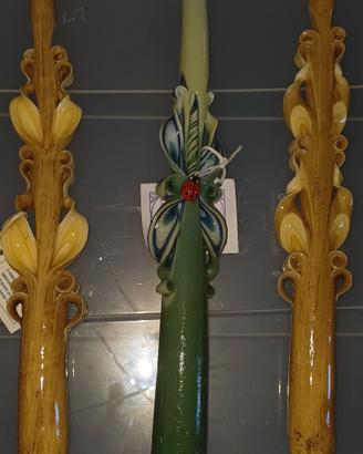 candele artistiche fatte a mano