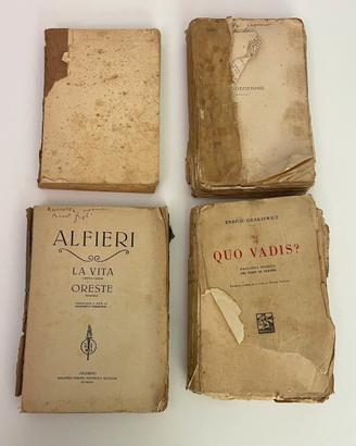 Lotto n.4 libri antichi