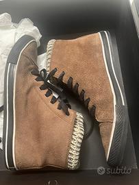 Sneakers vintage Dolce & Gabbana camoscio - 42