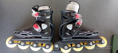 Pattini in linea per bambini+casco+protezioni