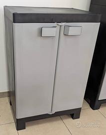 Armadio basso da esterno due ante in resina