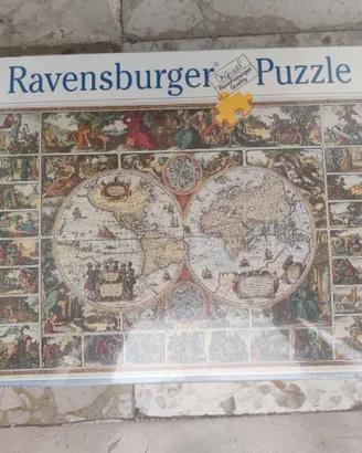 Puzzle Ravensburger 5000 Antico Mappamondo
