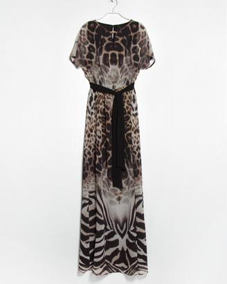 Abito donna lungo animalier tg s Mango Suit