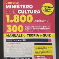 Concorso Ministero delle Cultura assistenti 2026