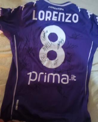 Maglietta Fiorentina autografata