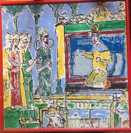 COOPERATIVA LA TINAIA, OLIO SU TELA