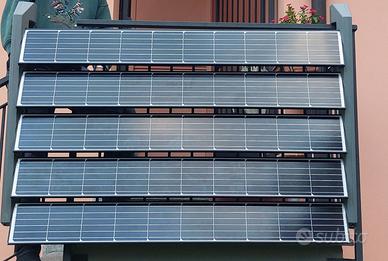 Pannello fotovoltaico Giulietta da balcone