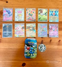 Lotto Carte Pokemon & Mini Tin
