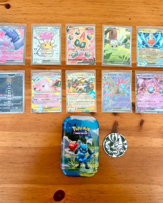 Lotto Carte Pokemon & Mini Tin