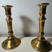 Candelabri in ottone vintage