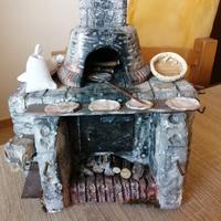 Forno per presepe per pastori 24/30 cm