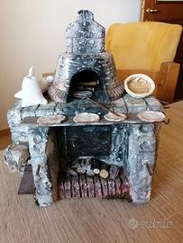 Forno per presepe per pastori 24/30 cm